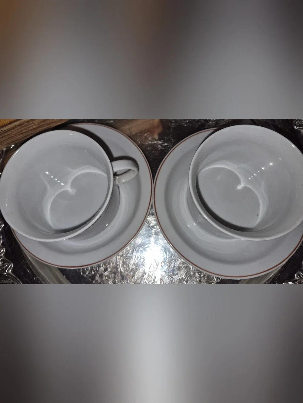 Vintage Wawel Porcelain Cappuccino Cups, Made In POLAND